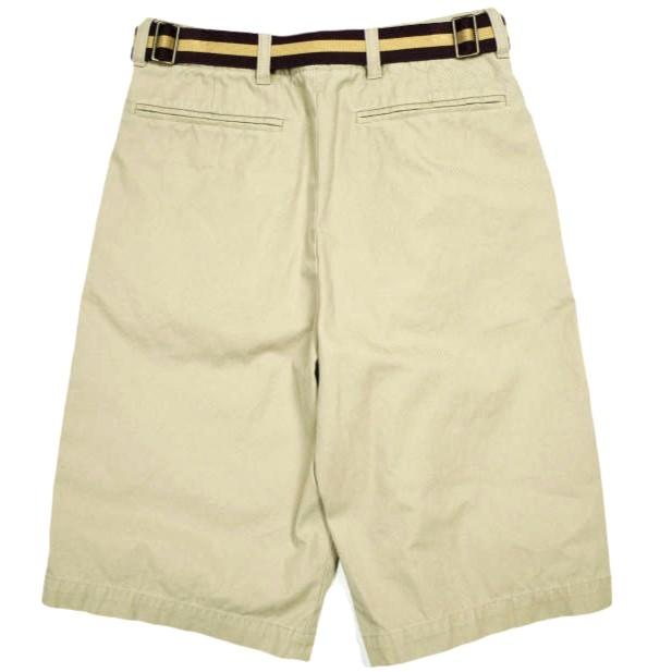 新品 DRIES VAN NOTEN ドリスヴァンノッテン 24SS PULIAN SH BIS 8131 W.W.PANTS ベルテッドツイルショーツ 34 BEIGE 定価112,200円 g25003 |  | 01