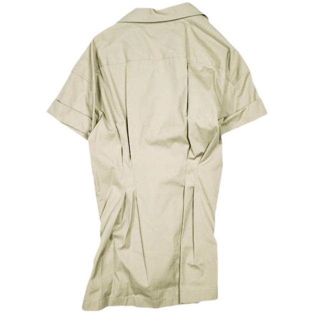 新品 DRIES VAN NOTEN ドリスヴァンノッテン 24SS CLICK 8329 W.W.SHIRT レースアップシャツ 241-010752-8329-101 36 SAND 定価90,200円 |  | 01