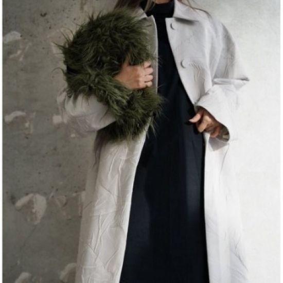 新品 DRIES VAN NOTEN ドリスヴァンノッテン 24AW ROOLSY 9034 W.W.COAT ステンカラーコート 242-010202-9034-012 S PEARL 定価369,600円 |  | 02