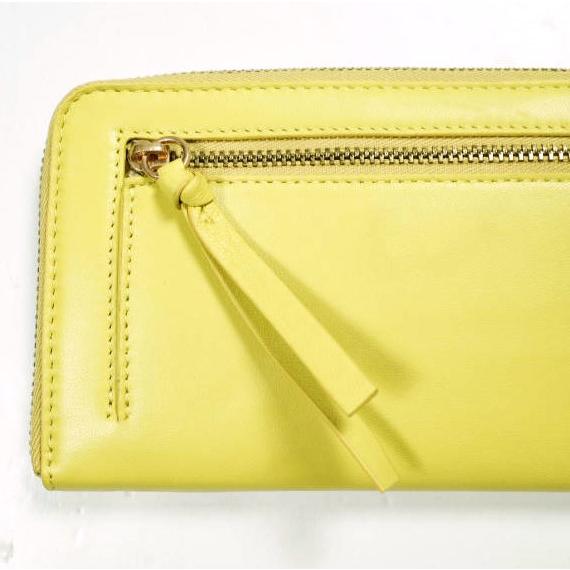 新品 DRIES VAN NOTEN ドリスヴァンノッテン 24AW BW242-SLG963 Q.190 W.L.WALLET L字ジップ レザーロングウォレット YELLOW 長財布 |  | 04