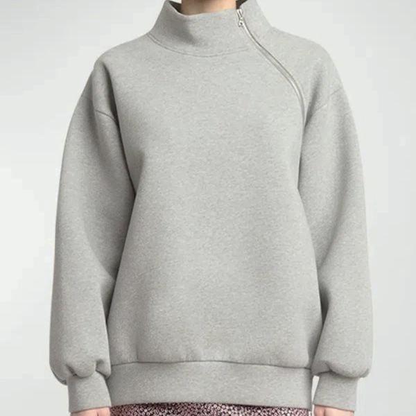 新品 DRIES VAN NOTEN ドリスヴァンノッテン 24AW HUMY 9622 W.K.SWEATER ラウンドジップ ボンディングスウェット M GREY 定価129,800円 |  | 02