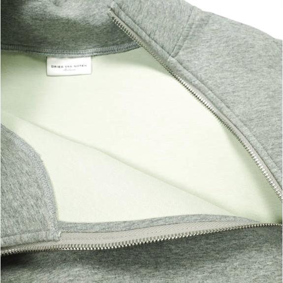 新品 DRIES VAN NOTEN ドリスヴァンノッテン 24AW HUMY 9622 W.K.SWEATER ラウンドジップ ボンディングスウェット M GREY 定価129,800円 |  | 06