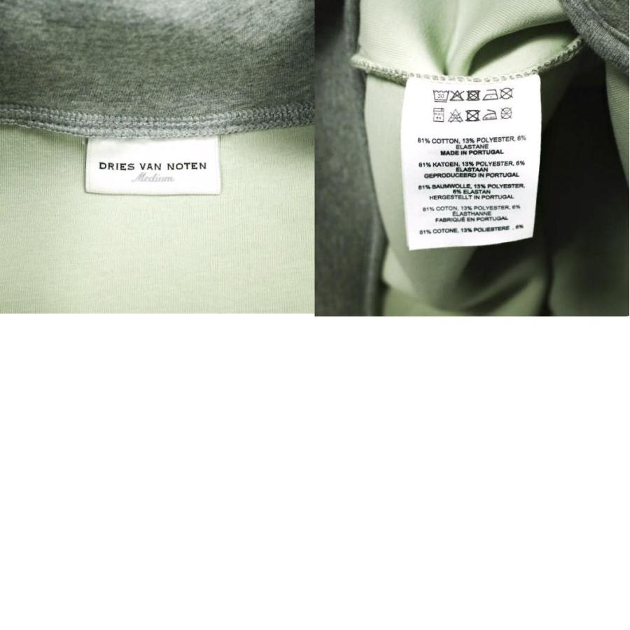 新品 DRIES VAN NOTEN ドリスヴァンノッテン 24AW HUMY 9622 W.K.SWEATER ラウンドジップ ボンディングスウェット M GREY 定価129,800円 |  | 09