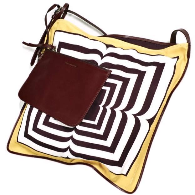 新品 DRIES VAN NOTEN ドリスヴァンノッテン 24SS BW241-SCARF217-736 W.L.BAG レザーポーチ付き スカーフショルダーバッグ 定価112,200円 |  | 02
