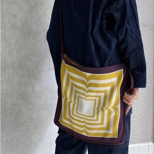 新品 DRIES VAN NOTEN ドリスヴァンノッテン 24SS BW241-SCARF217-736 W.L.BAG レザーポーチ付き スカーフショルダーバッグ 定価112,200円 |  | 03