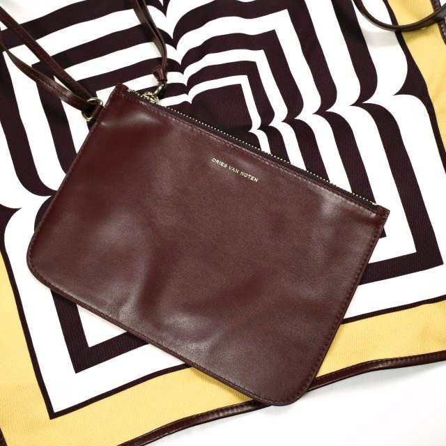 新品 DRIES VAN NOTEN ドリスヴァンノッテン 24SS BW241-SCARF217-736 W.L.BAG レザーポーチ付き スカーフショルダーバッグ 定価112,200円 |  | 05