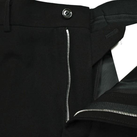 新品 noir kei ninomiya コムデギャルソン 24AW ウールモヘヤドスキンパンツ 3N-P001 XS BLACK 定価64,900円 サイドライン スラックス |  | 05