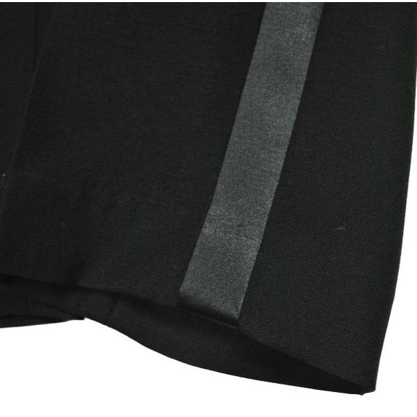 新品 noir kei ninomiya コムデギャルソン 24AW ウールモヘヤドスキンパンツ 3N-P001 XS BLACK 定価64,900円 サイドライン スラックス |  | 08