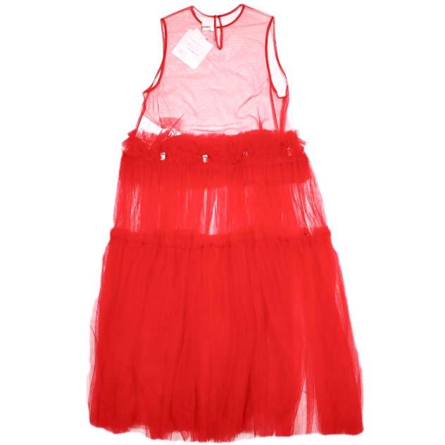 新品 noir kei ninomiya コムデギャルソン 25SS Detachable Skirt Dress デタッチャブル チュールワンピース 3O-O002 S RED 定価80,300円 |  | 01