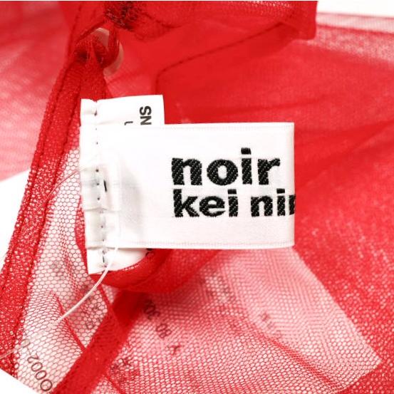 新品 noir kei ninomiya コムデギャルソン 25SS Detachable Skirt Dress デタッチャブル チュールワンピース 3O-O002 S RED 定価80,300円 |  | 07