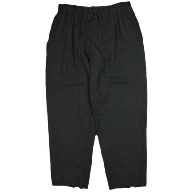 新品 tao COMME des GARCONS タオ コムデギャルソン 24AW 縮絨 裾ジッパー ウールサージイージーパンツ TN-P007 BLACK Tricot 定価57,200円 | 