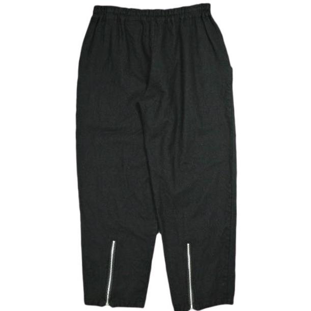 新品 tao COMME des GARCONS タオ コムデギャルソン 24AW 縮絨 裾ジッパー ウールサージイージーパンツ TN-P007 BLACK Tricot 定価57,200円 |  | 01