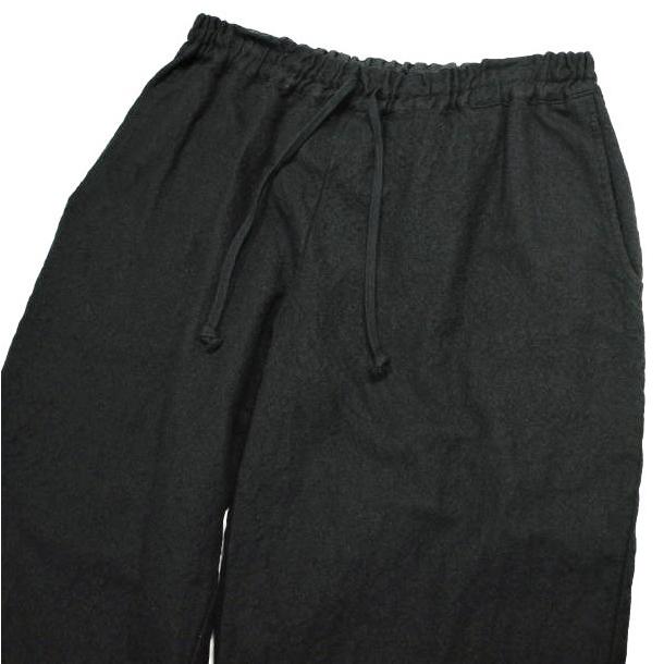 新品 tao COMME des GARCONS タオ コムデギャルソン 24AW 縮絨 裾ジッパー ウールサージイージーパンツ TN-P007 BLACK Tricot 定価57,200円 |  | 05