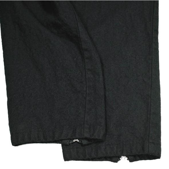新品 tao COMME des GARCONS タオ コムデギャルソン 24AW 縮絨 裾ジッパー ウールサージイージーパンツ TN-P007 BLACK Tricot 定価57,200円 |  | 07
