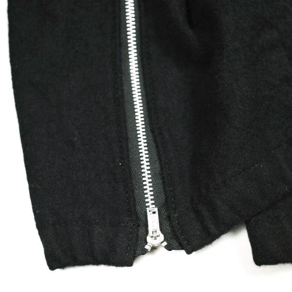 新品 tao COMME des GARCONS タオ コムデギャルソン 24AW 縮絨 裾ジッパー ウールサージイージーパンツ TN-P007 BLACK Tricot 定価57,200円 |  | 08