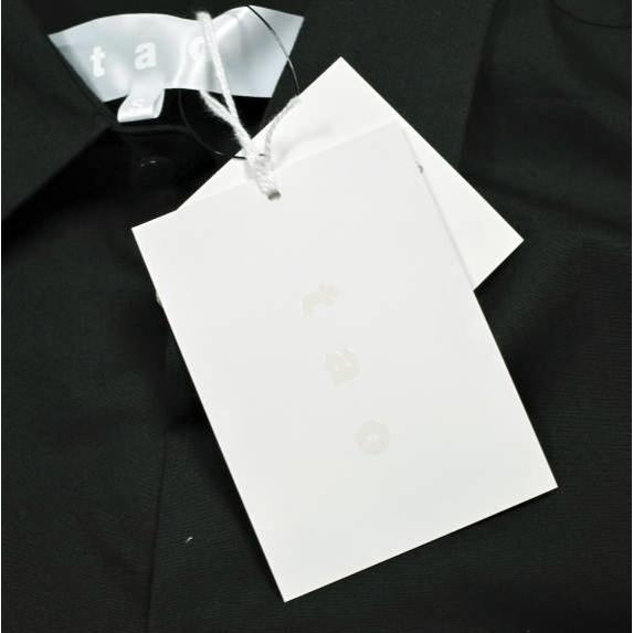 新品 tao COMME des GARCONS タオ コムデギャルソン 25SS 綿ブロード 角衿 長袖ブラウス TO-B007 S BLACK Tricot 定価52,800円 シャツ |  | 03