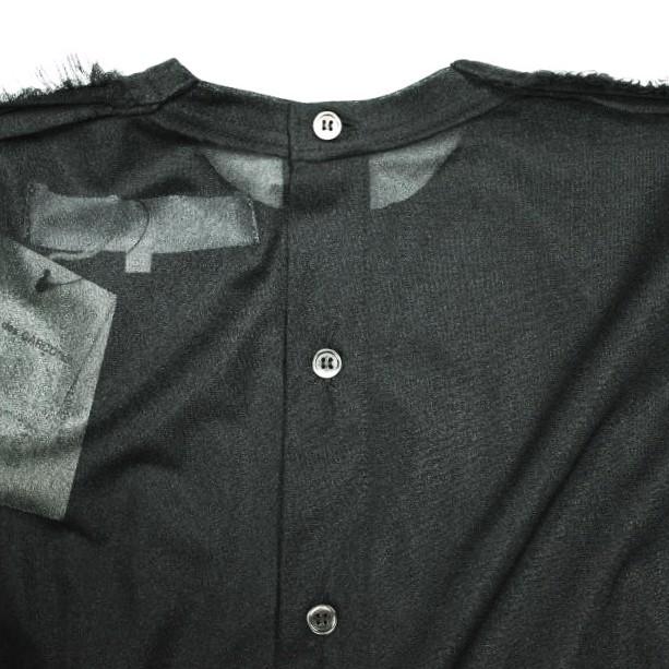 新品 tao COMME des GARCONS タオ コムデギャルソン 25SS チュールトップス TO-T021 M BLACK Tricot 定価42,900円 ティアード ブラウス |  | 08
