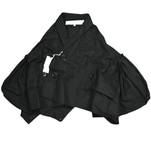 トリコ コムデギャルソン✨ミリタリージャケット 黒 S 新品 tao COMME des GARCONS タオ コムデギャルソン 25SS パフスリーブ