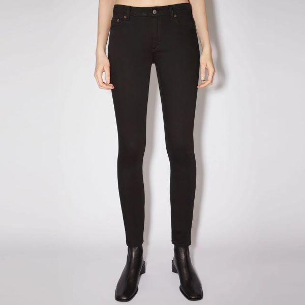 新品 Acne Studios アクネストゥディオズ Climb Stay Black スーパーストレッチ スキニーデニムパンツ 25 ブラック 定価36,300円 ジーンズ |  | 02