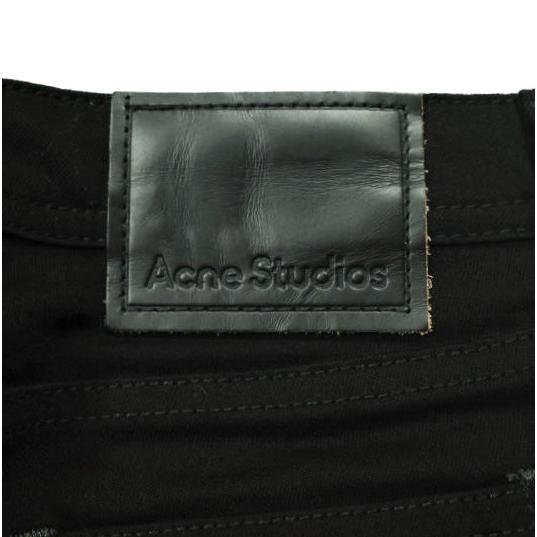 新品 Acne Studios アクネストゥディオズ Climb Stay Black スーパーストレッチ スキニーデニムパンツ 25 ブラック 定価36,300円 ジーンズ |  | 07