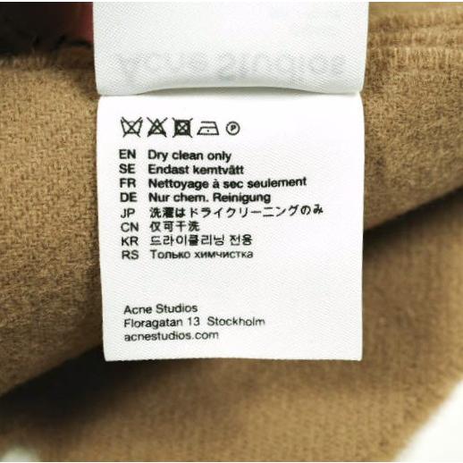 新品 Acne Studios アクネストゥディオズ イタリア製 CANADA NEW フリンジウールマフラー CAMEL 大判サイズ ユニセックス g25046 |  | 08