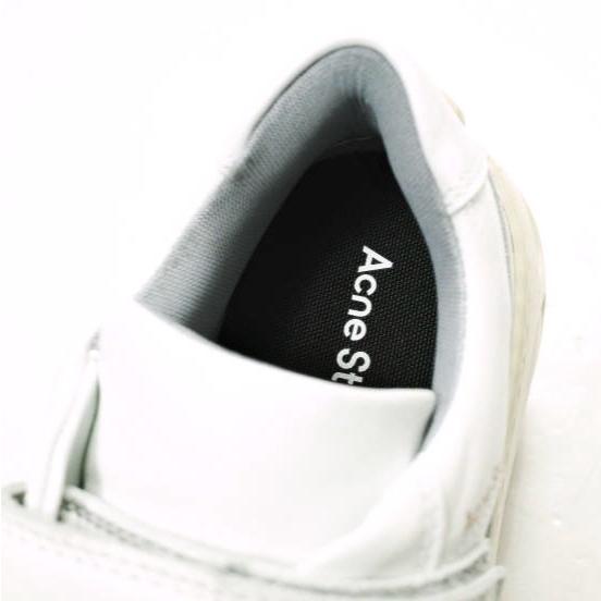 新品 Acne Studios アクネストゥディオズ イタリア製 Steffey Friend ベルクロストラップスニーカー 37(24cm) WHITE 定価80,300円 シューズ |  | 07