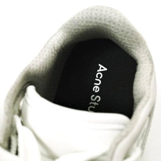 新品 Acne Studios アクネストゥディオズ イタリア製 08STHLM LOW バスケットボールスニーカー 35(22.5cm) WHITE/OFF WHITE 定価74,800円 |  | 06