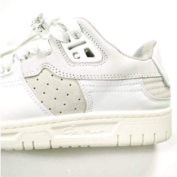 新品 Acne Studios アクネストゥディオズ イタリア製 08STHLM LOW バスケットボールスニーカー 35(22.5cm) WHITE/OFF WHITE 定価74,800円 |  | 07