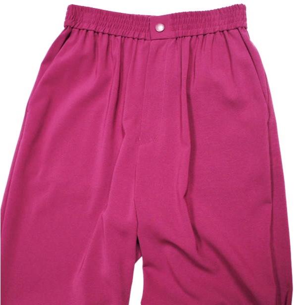 新品 HYKE ハイク 23SS 日本製 STRECH WIDE LEG PANTS ストレッチワイドレグパンツ 231 - 13190 1(S) PLUM イージー ボトムス g25053 |  | 04