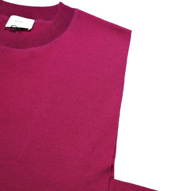新品 HYKE ハイク 23SS S/C/P CROPPED TOP SWEATER ニットベスト 231 - 11307 Free PLUM セーター トップス g25055 |  | 05