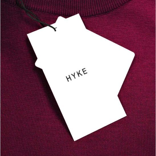 新品 HYKE ハイク 23SS S/C/P HALF SLEEVE SWEATER ハーフスリーブニット 231 - 11306 1(S) PLUM セーター トップス g25056 |  | 02