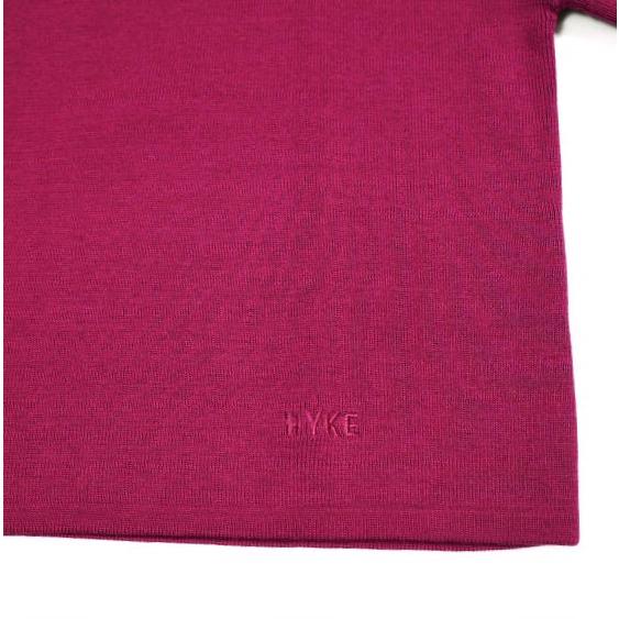 新品 HYKE ハイク 23SS S/C/P HALF SLEEVE SWEATER ハーフスリーブニット 231 - 11306 1(S) PLUM セーター トップス g25056 |  | 05