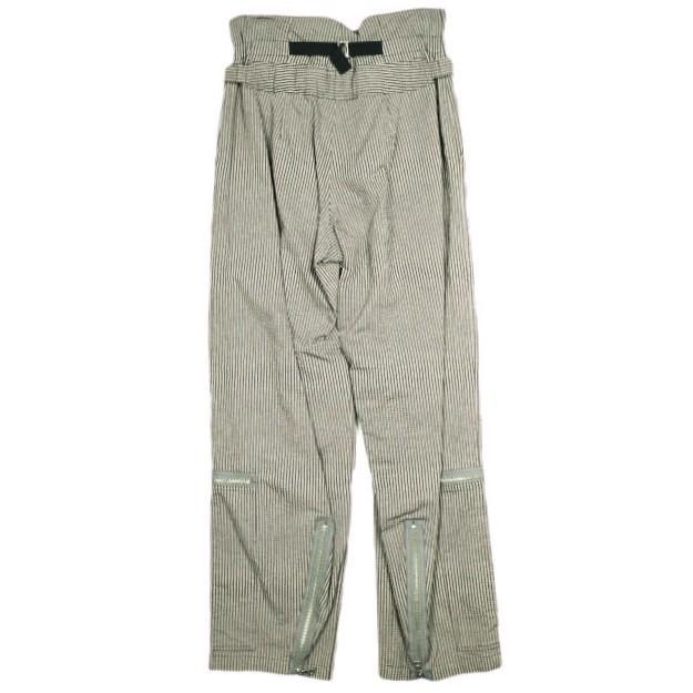 新品 PHOTOCOPIEU フォトコピュー 24SS HIGH-WAISTED FLIGHT PANTS - BEATRICE ハイウエスト ストライフ?シアサッカー フライトパンツ 36 |  | 01