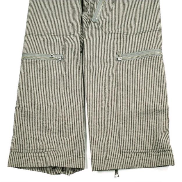 新品 PHOTOCOPIEU フォトコピュー 24SS HIGH-WAISTED FLIGHT PANTS - BEATRICE ハイウエスト ストライフ?シアサッカー フライトパンツ 36 |  | 05