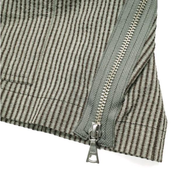 新品 PHOTOCOPIEU フォトコピュー 24SS HIGH-WAISTED FLIGHT PANTS - BEATRICE ハイウエスト ストライフ?シアサッカー フライトパンツ 36 |  | 07