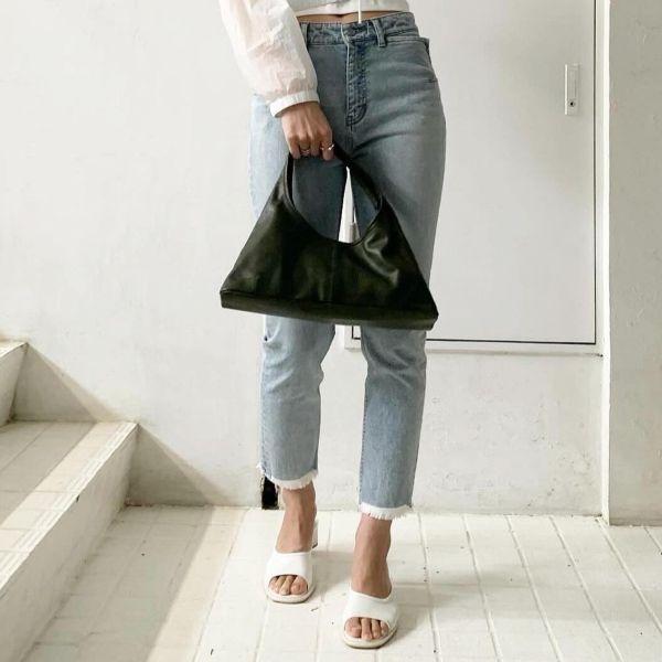 新品 PHOTOCOPIEU フォトコピュー 24SS STRAIGHT-LEG CROPPED JEANS - DANTE カットオフストレッチデニムパンツ 241DNT 34 定価46,200円 |  | 02