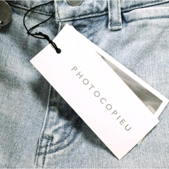 新品 PHOTOCOPIEU フォトコピュー 24SS STRAIGHT-LEG CROPPED JEANS - DANTE カットオフストレッチデニムパンツ 241DNT 34 定価46,200円 |  | 03
