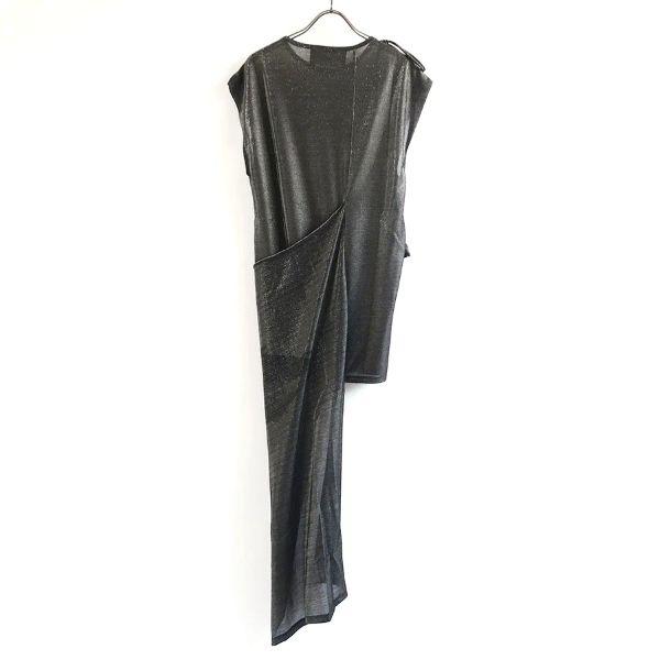 新品 PHOTOCOPIEU フォトコピュー 24SS ASYMMETRIC JERSEY TOP ALEXIA ノースリーブ カットソー 241AXA GUMMETAL 定価49,500円 ワンピース |  | 01