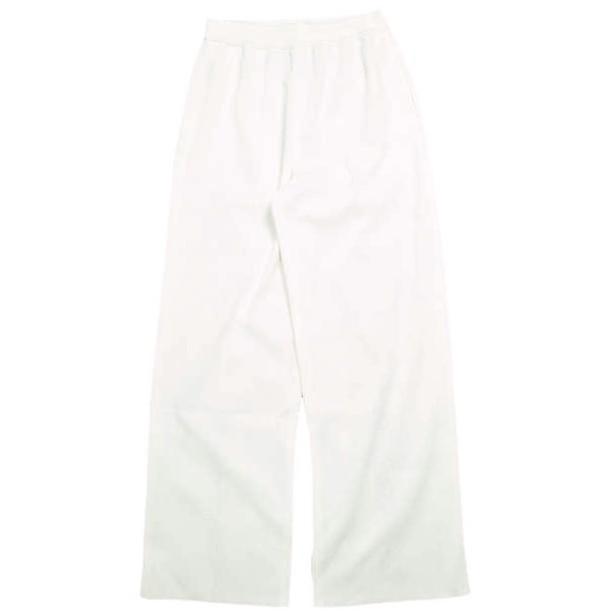 新品 CFCL シーエフシーエル 25SS 日本製 SOFT MILAN SEMI WIDE PANTS セミワイドパンツ CF009KF022 1 WHITE イッセイミヤケ 定価69,300円 | 