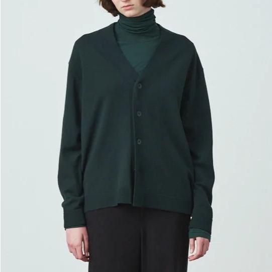 新品 ATON エイトン NATURAL DYE WOOL OVERSIZED CARDIGAN ナチュラルダイ ウールオーバーサイズカーディガン KRAGNW0800 02(M) GREEN |  | 02