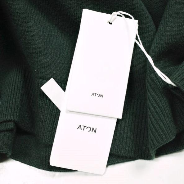 新品 ATON エイトン NATURAL DYE WOOL OVERSIZED CARDIGAN ナチュラルダイ ウールオーバーサイズカーディガン KRAGNW0800 02(M) GREEN |  | 03