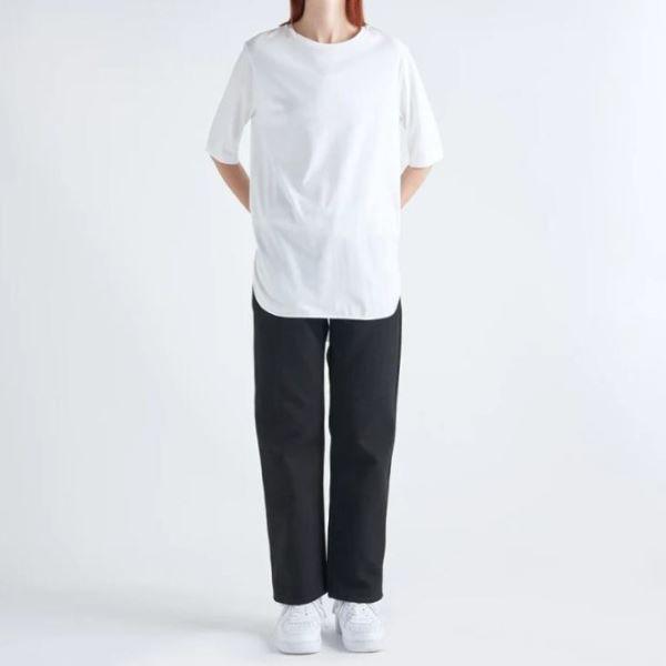 新品 ATON エイトン 日本製 SUVIN 60/2 ROUND HEM S/S T-SHIRT ラウンドヘムTシャツ KKAGIM5016 02(M) WHITE 半袖 クルーネック g25071 |  | 02