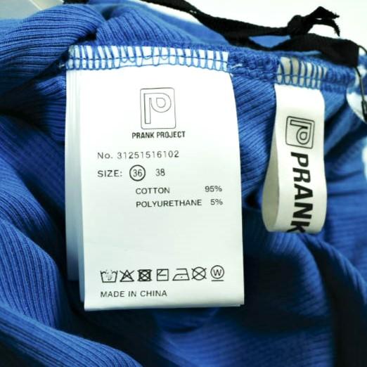 新品 PRANK PROJECT プランクプロジェクト 25SS Twisted Skirt ツイステッドスカート 31251516102 36 BLUE マキシ ロング ボトムス g25073 |  | 09