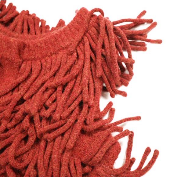 新品 CLANE クラネ 24AW W FACE FRINGE KNIT VEST ダブルフェイスフリンジニットベスト 17106-2082 1 ORANGE セーター 定価28,600円 g25079 |  | 05