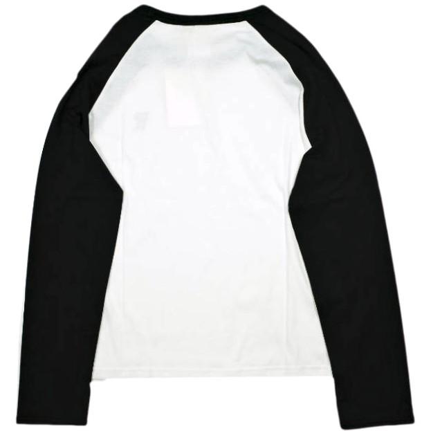 新品 Acne Studios アクネストゥディオズ 25SS ロングスリーブTシャツ レギュラーフィット FN-UX-TSHI000094 L White/Black 定価46,200円 |  | 01