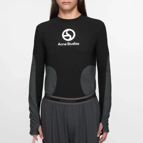 新品 Acne Studios アクネストゥディオズ 25SS LONG SLEEVE T-SHIRT LOGO テクニカルジャージー ロングスリーブTシャツ FN-MN-TSHI000629 S |  | 02