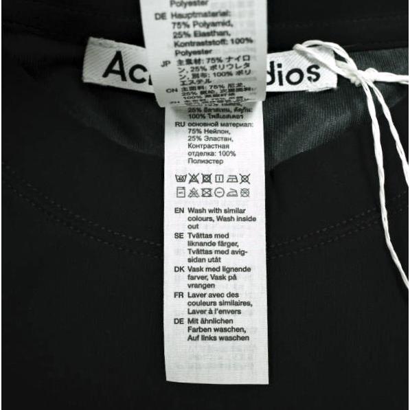 新品 Acne Studios アクネストゥディオズ 25SS LONG SLEEVE T-SHIRT LOGO テクニカルジャージー ロングスリーブTシャツ FN-MN-TSHI000629 S |  | 08