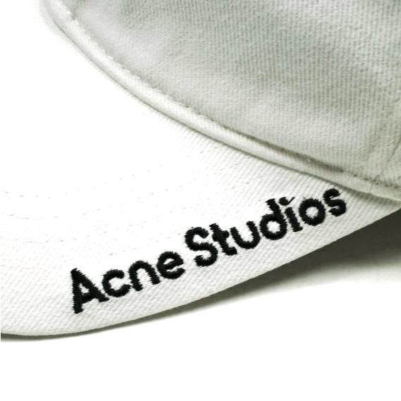新品 Acne Studios アクネストゥディオズ 24AW ロゴ刺繍 6パネル ベースボールキャップ FN-UX-HATS000281 ONE SIZE(59cm) WHITE 帽子 |  | 03