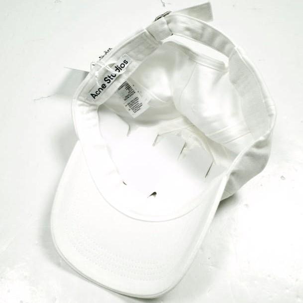 新品 Acne Studios アクネストゥディオズ 24AW ロゴ刺繍 6パネル ベースボールキャップ FN-UX-HATS000281 ONE SIZE(59cm) WHITE 帽子 |  | 08