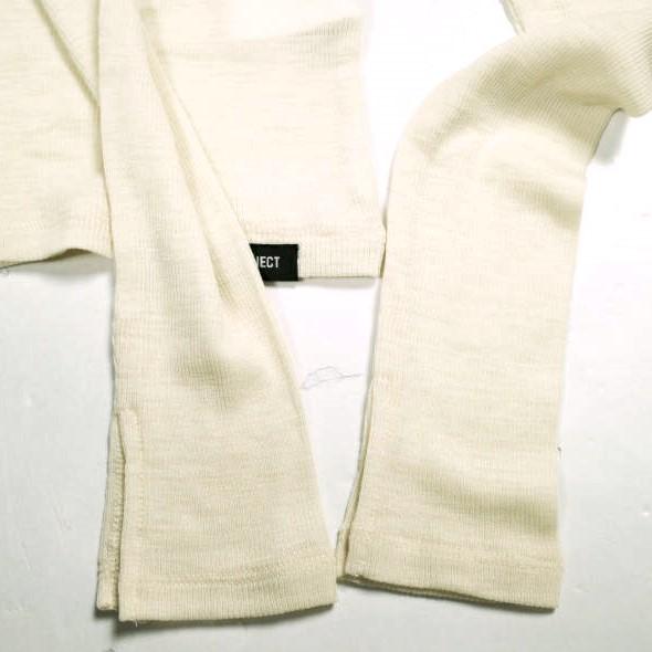 新品 PRANK PROJECT プランクプロジェクト 25AW Pure Merino Wool Turtleneck Top ピュアメリノウールタートルトップ 31252415102 IVORY |  | 05